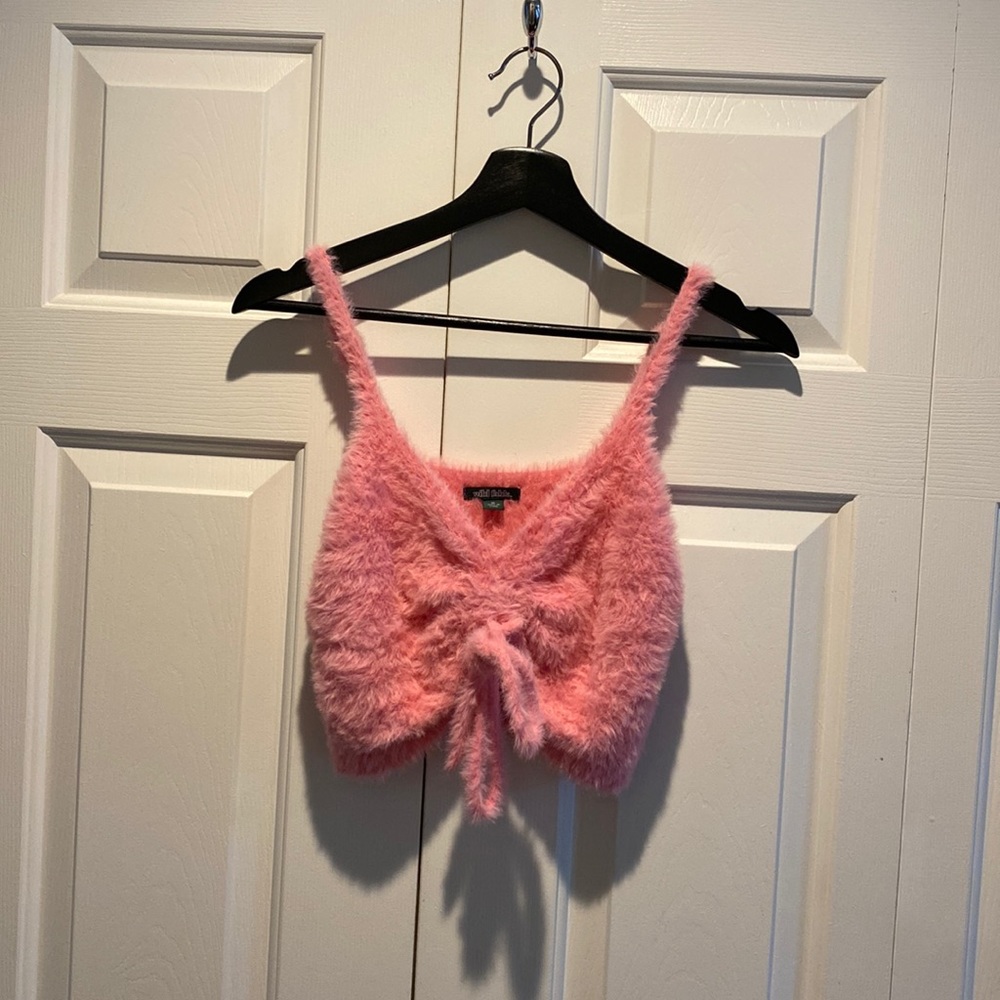 90s fuzzy tank top